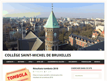 Tablet Screenshot of college-st-michel.info